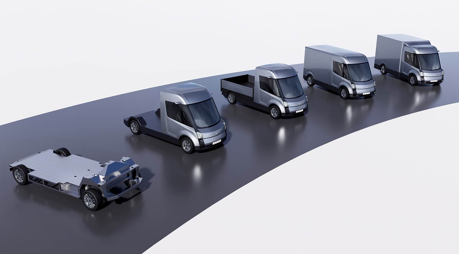 Electric commercial vehicle
